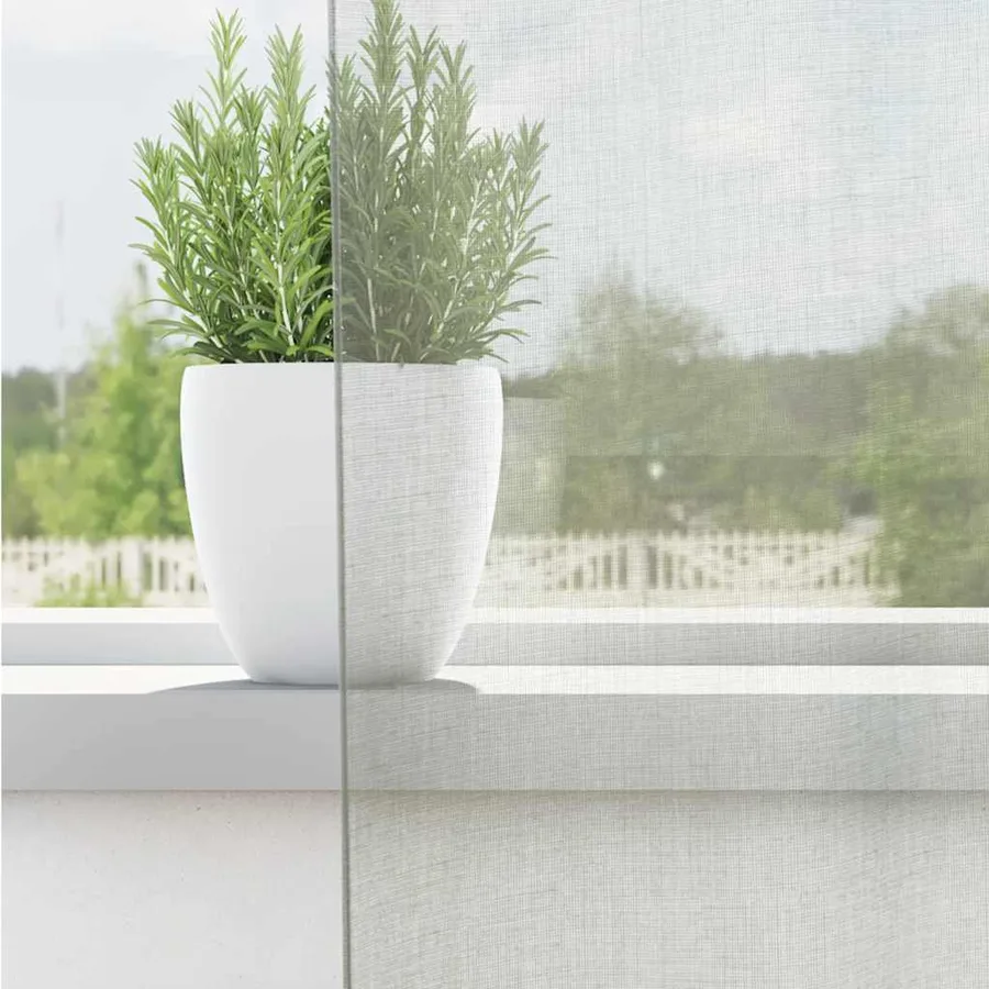 Rideaux en voile avec œillets 2 pcs gris clair 140x140 cm - 3