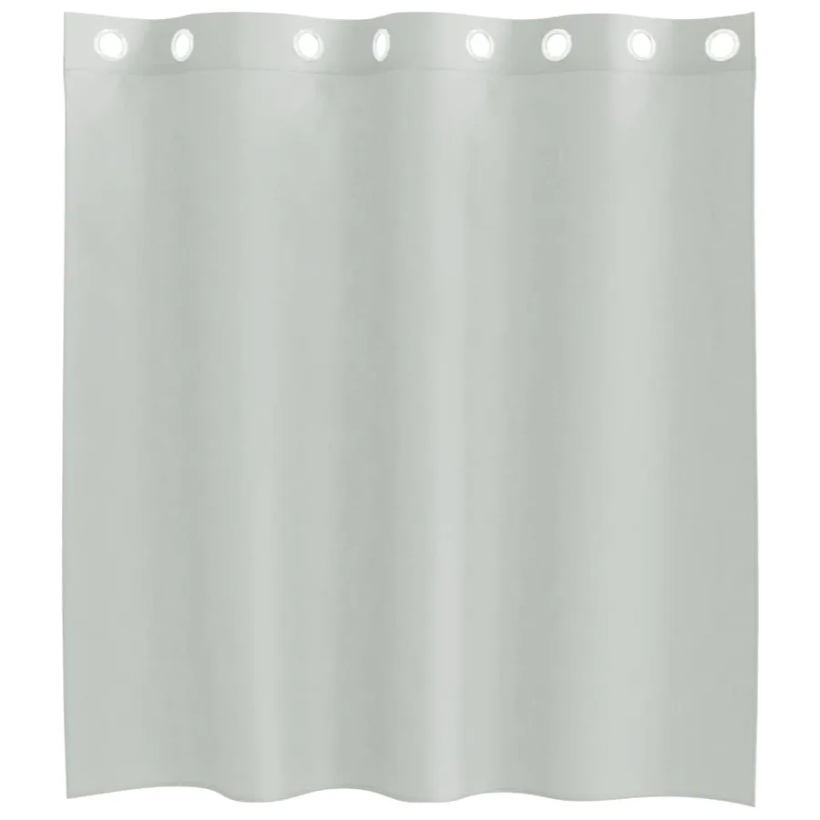 Rideaux en voile avec œillets 2 pcs gris clair 140x140 cm - 4