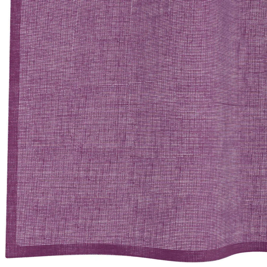 Rideaux en voile avec œillets 2 pcs violet 140x260 cm - 6