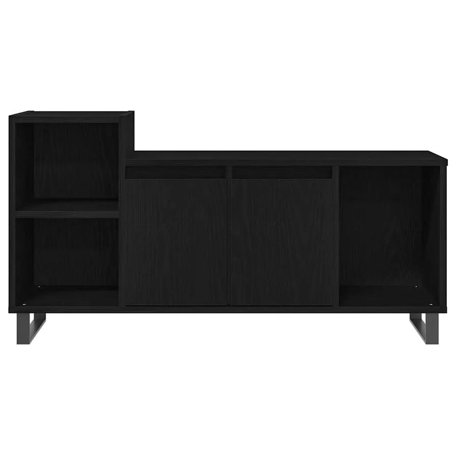 Ensemble meuble TV Montage mural Chêne noir 100 x 35 x 55 cm - 6