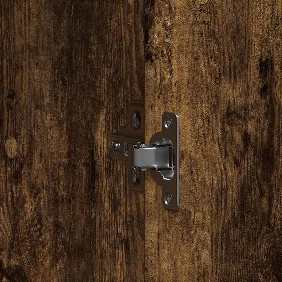 Armoire Chêne fumé 55 x 25 x 189 cm Bois d'ingénierie - 9