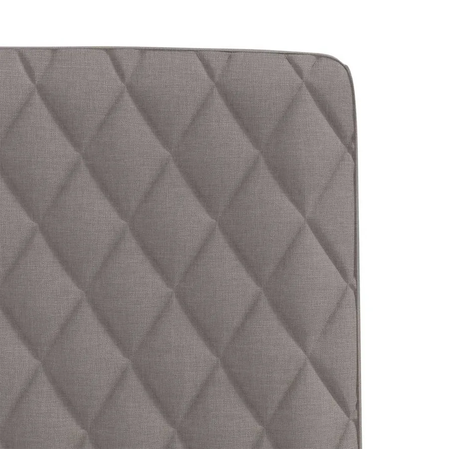 Chaises à manger lot de 2 taupe tissu - 7