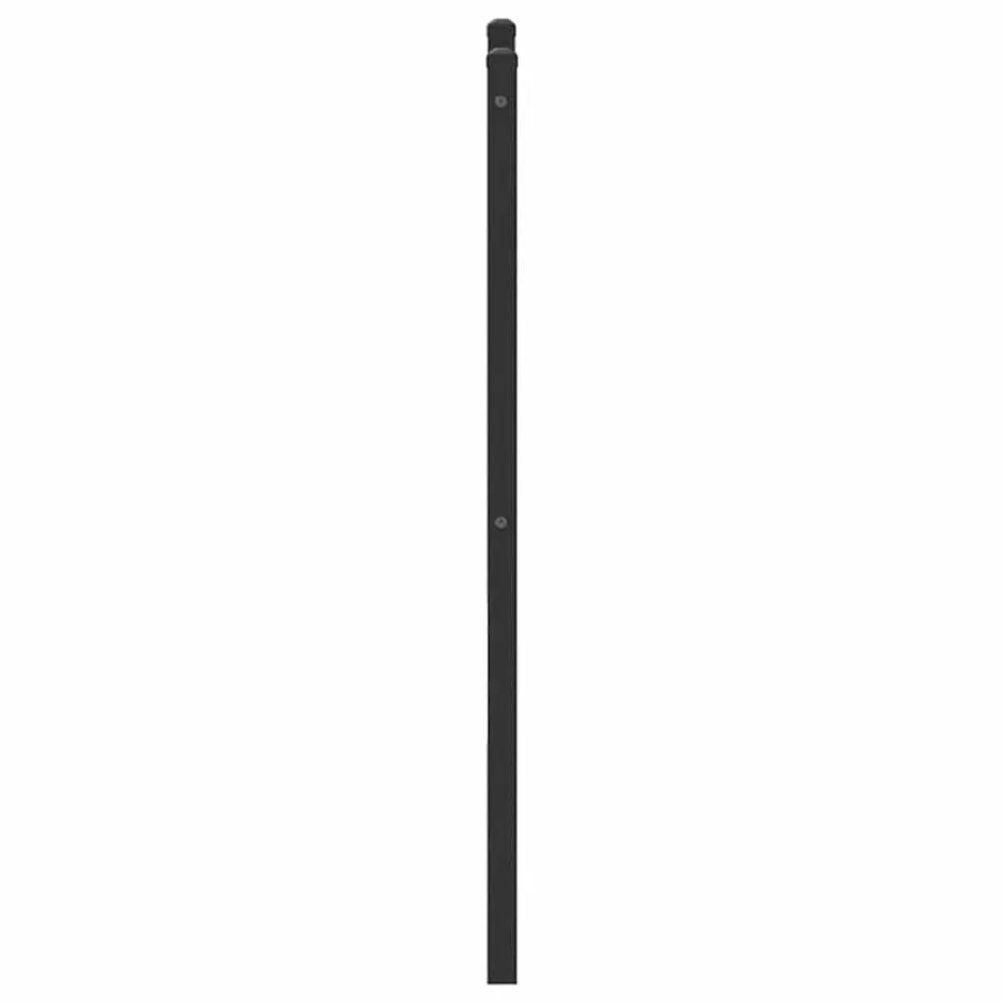 Tête de lit de remplacement chêne marron 100 cm bois d'ingénierie et acier - 5