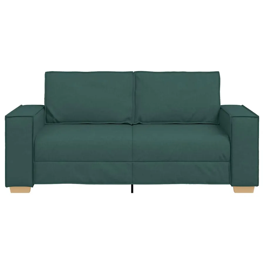 Canapé 2 places Vert foncé 180x78x84 cm Tissu - 4