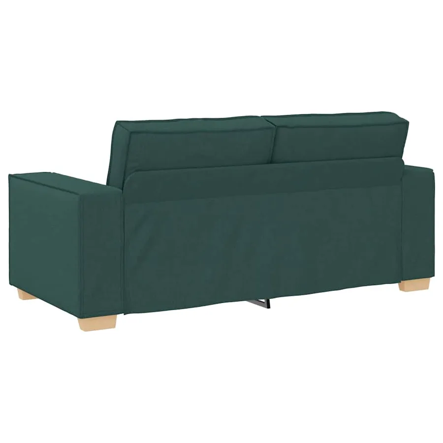Canapé 2 places Vert foncé 180x78x84 cm Tissu - 5