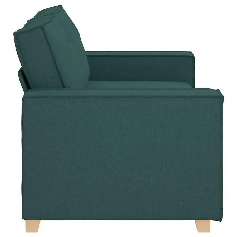 Canapé 2 places Vert foncé 180x78x84 cm Tissu - 6