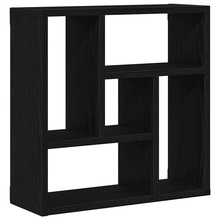 Étagère murale chêne noir 45x16x45 cm bois d'ingénierie - 2