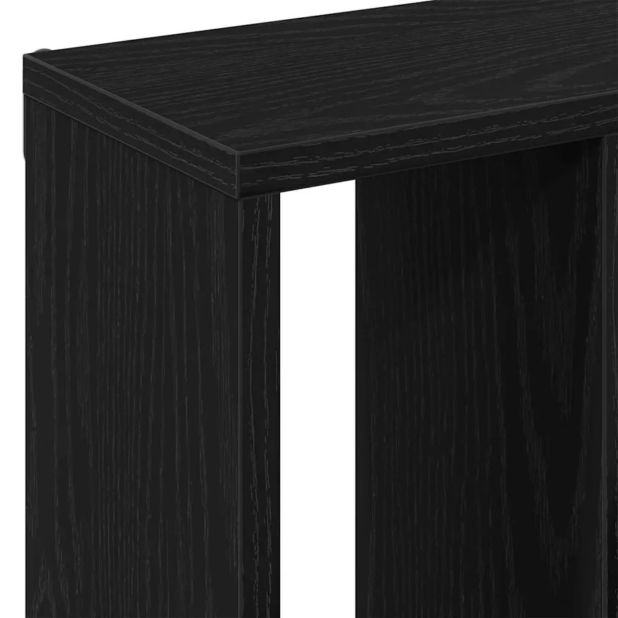 Étagère murale chêne noir 45x16x45 cm bois d'ingénierie - 8