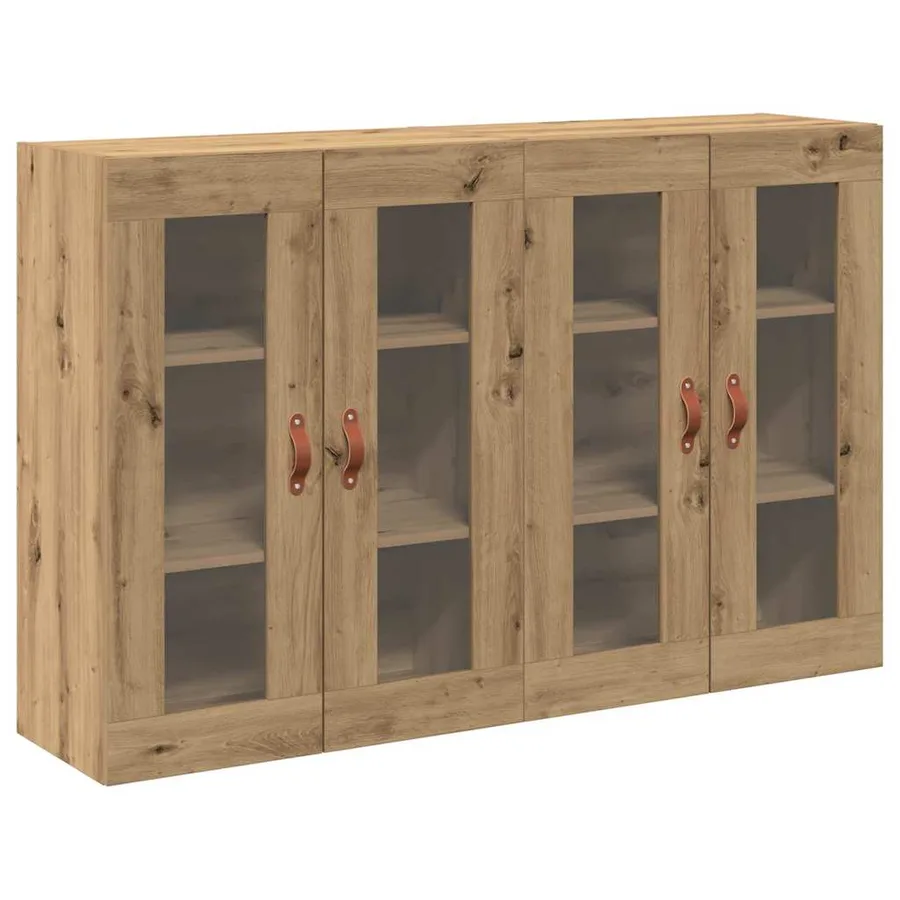 Cabinets muraux 2 pcs Chêne artisanal 69,5 x 34 x 90 cm - 2