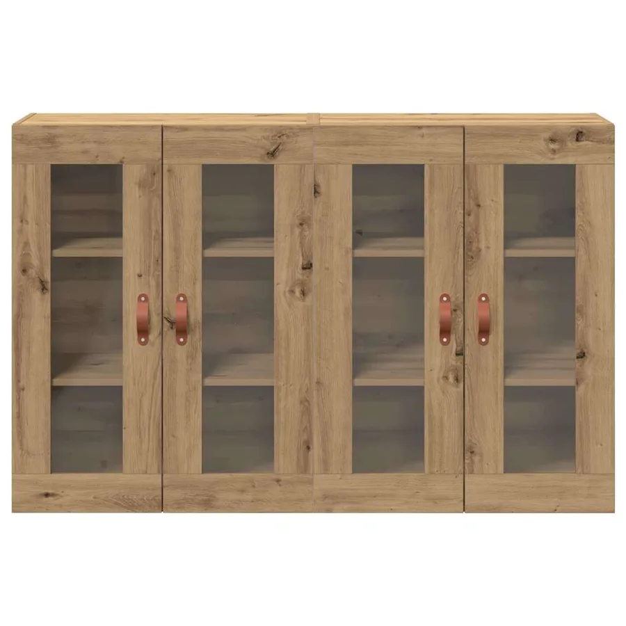 Cabinets muraux 2 pcs Chêne artisanal 69,5 x 34 x 90 cm - 6