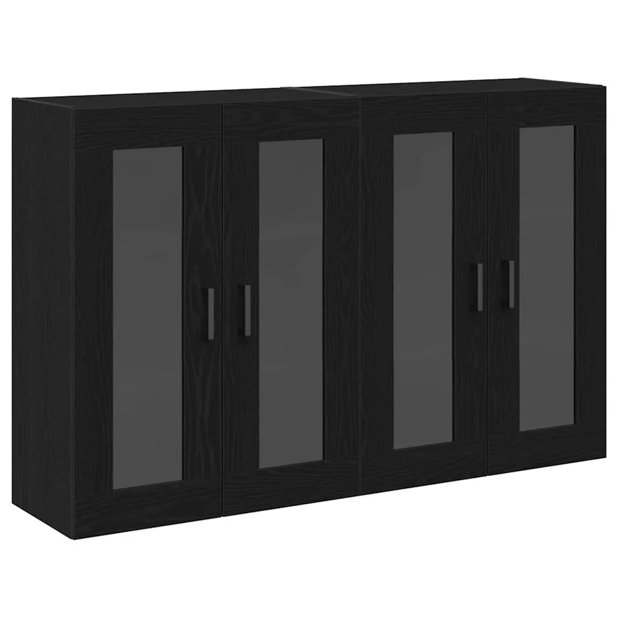 Cabinets muraux 2 pcs Chêne noir 69,5 x 34 x 90 cm - 2