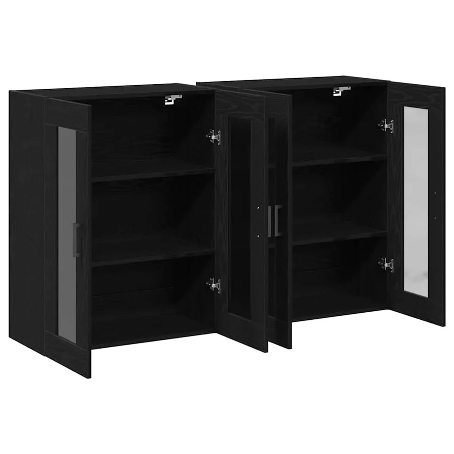 Cabinets muraux 2 pcs Chêne noir 69,5 x 34 x 90 cm - 5