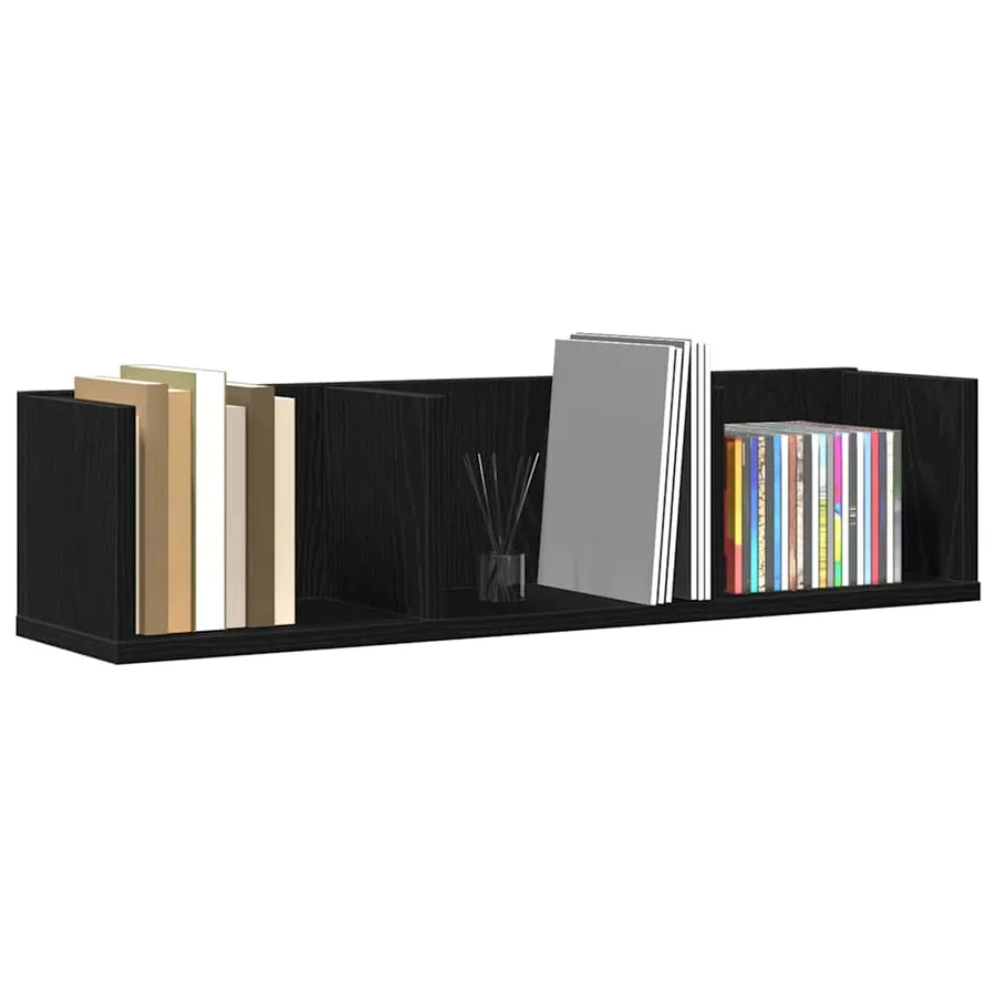 Étagère Murale Chêne noir 75 x 18 x 18 cm Bois d'ingénierie - 3