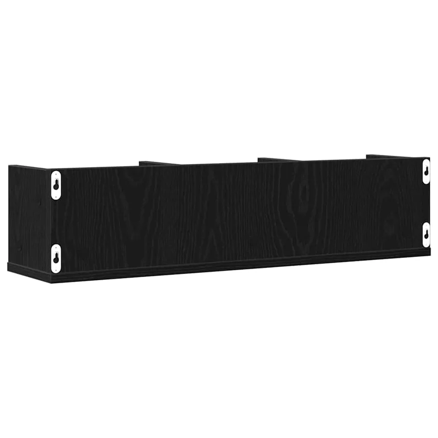 Étagère Murale Chêne noir 75 x 18 x 18 cm Bois d'ingénierie - 5