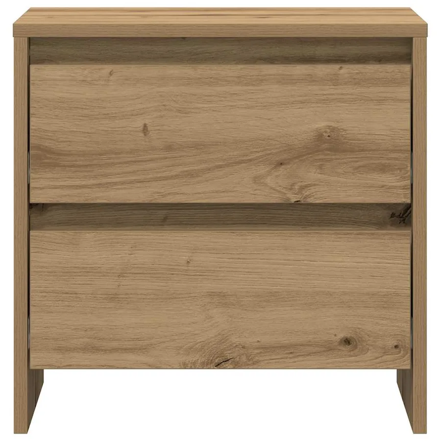 Cabinet de chevet 2 pc Chêne artisanal 45 x 34 x 44,5 cm - 7