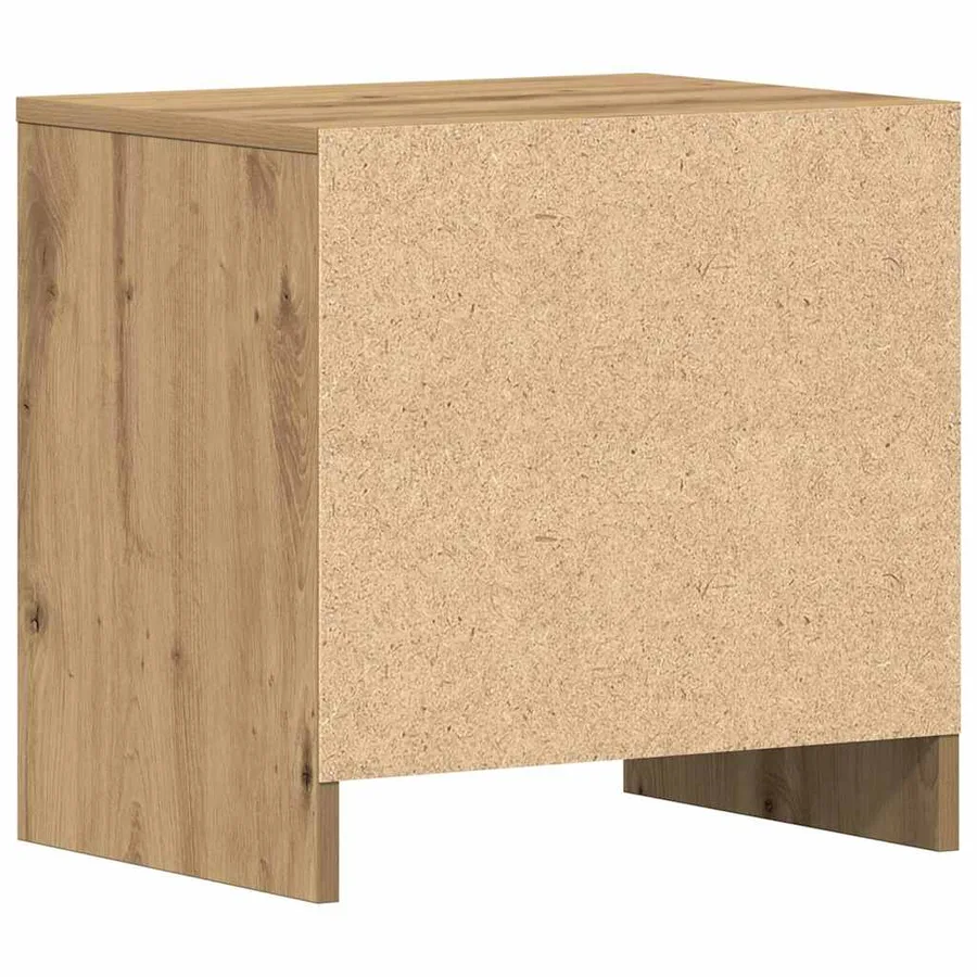 Cabinet de chevet 2 pc Chêne artisanal 45 x 34 x 44,5 cm - 9