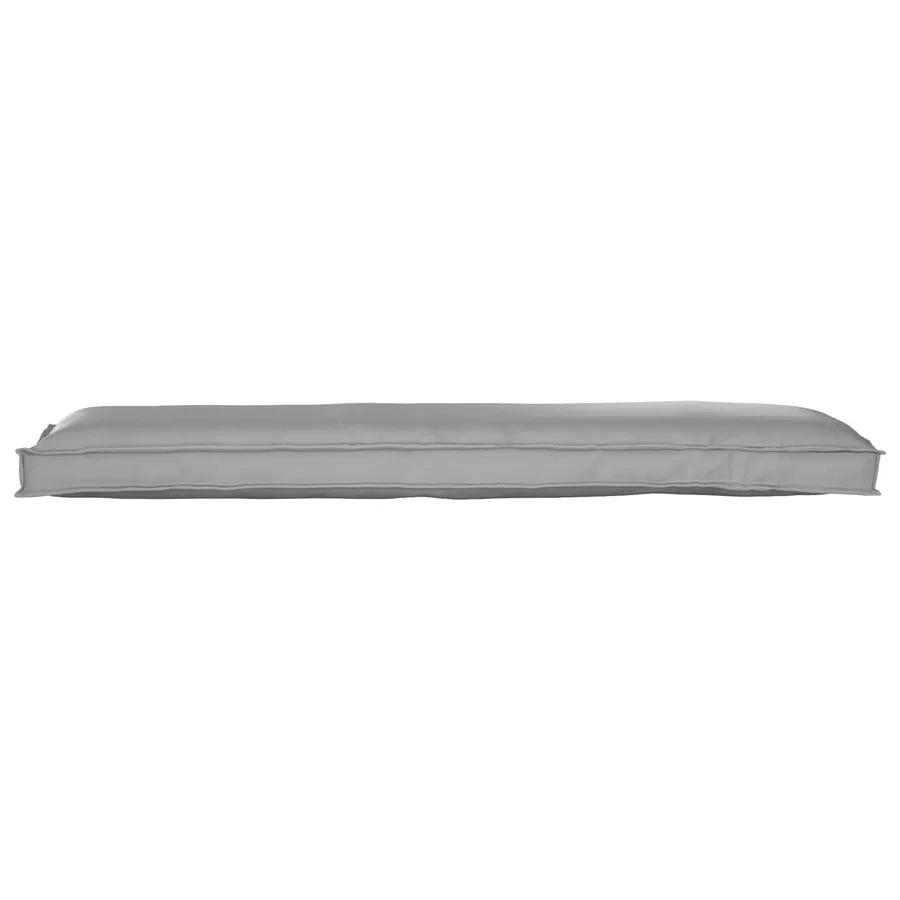 Set de coussins de palette 2 pcs Gris 150 x 40 x 8 cm - 3