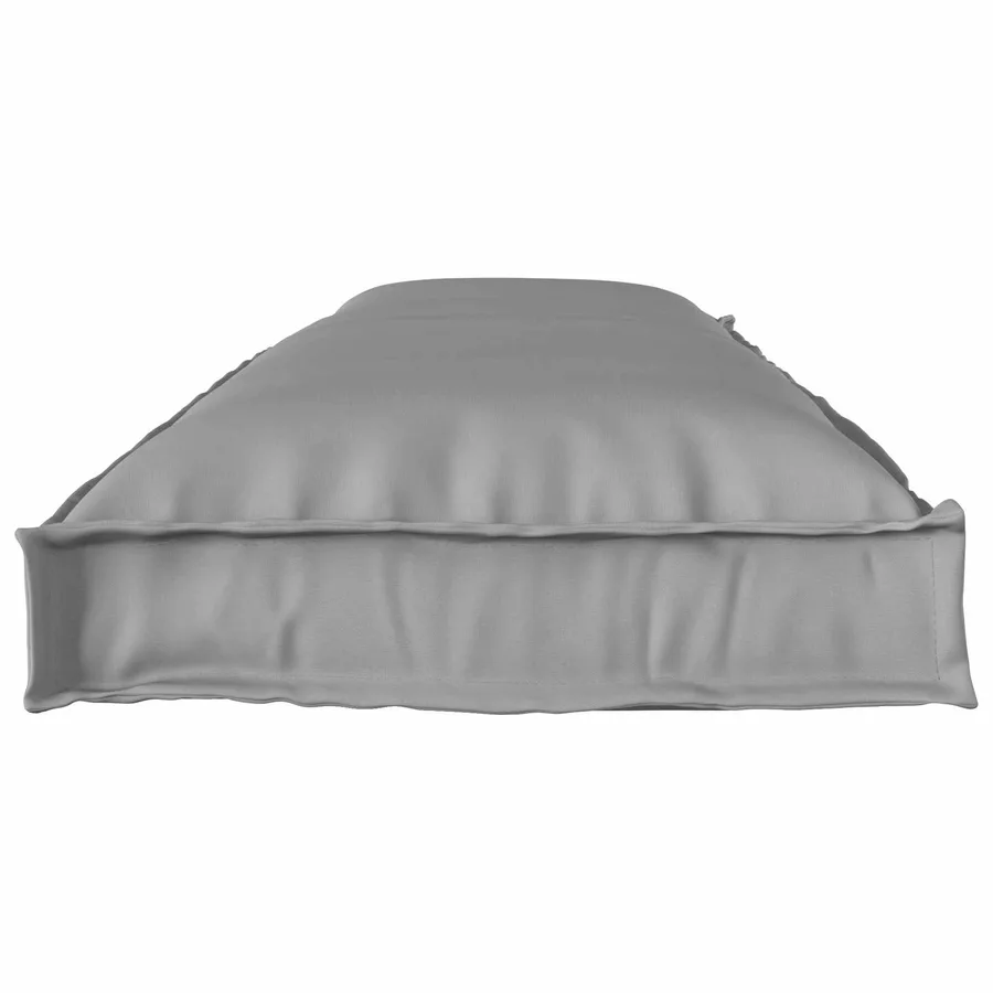 Set de coussins de palette 2 pcs Gris 150 x 40 x 8 cm - 4