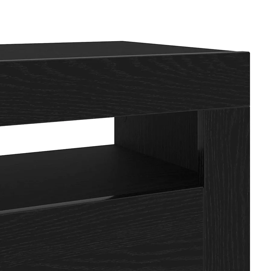 Meuble TV 2 pcs Chêne noir 75 x 35 x 40 cm Bois d'ingénierie - 11