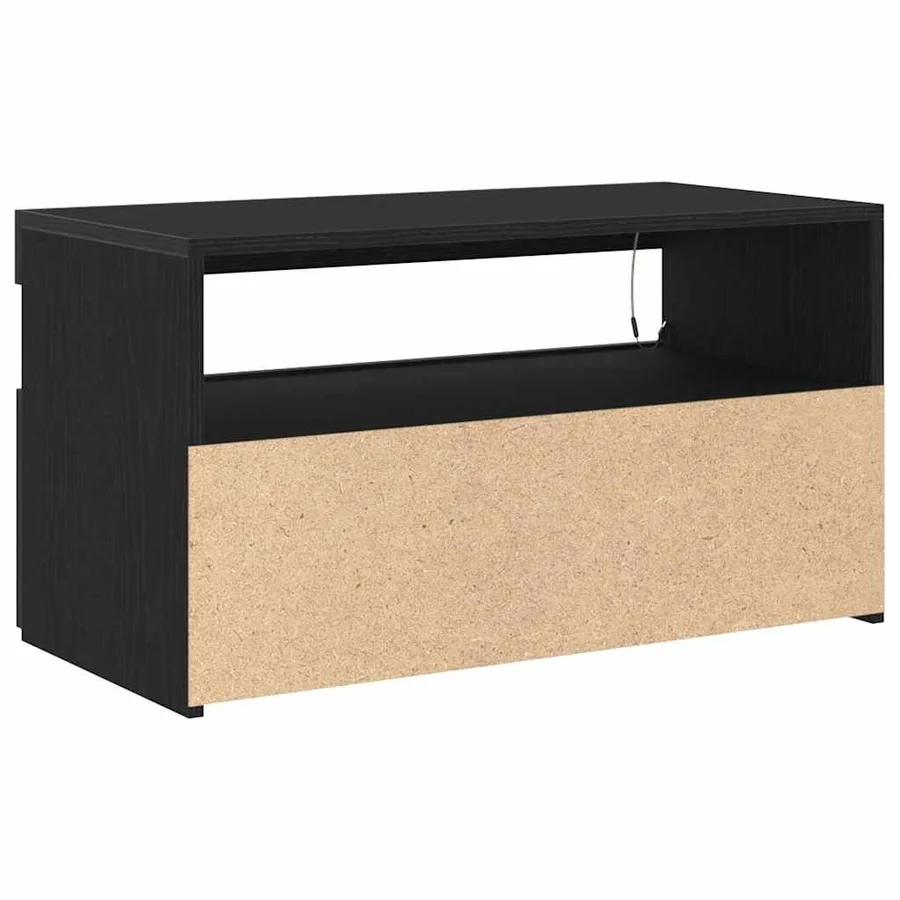 Meuble TV 2 pcs Chêne noir 75 x 35 x 40 cm Bois d'ingénierie - 8