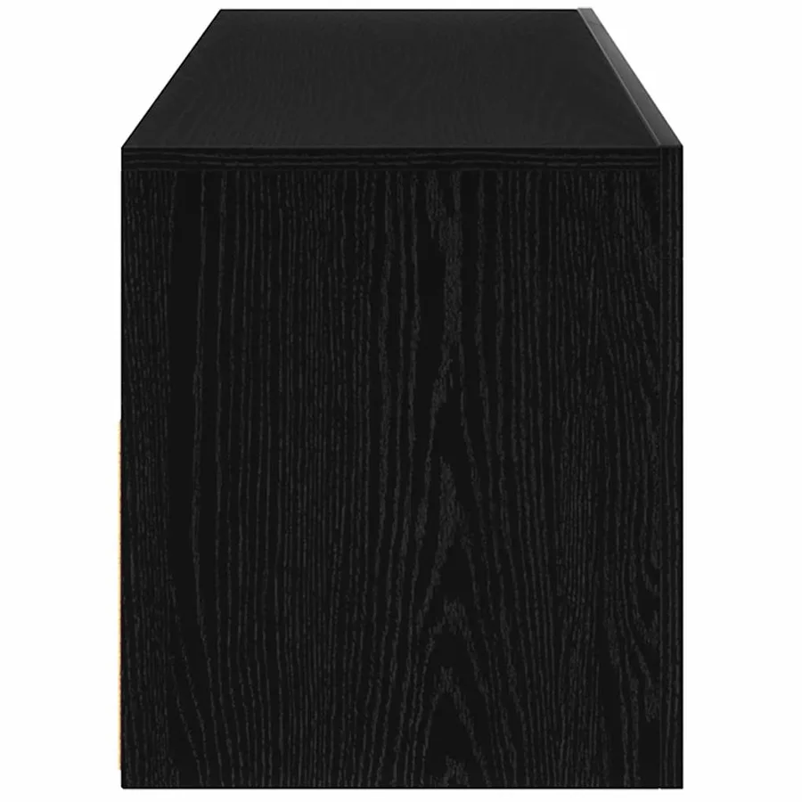 Meuble TV 2 pcs Chêne noir 75 x 35 x 40 cm Bois d'ingénierie - 9