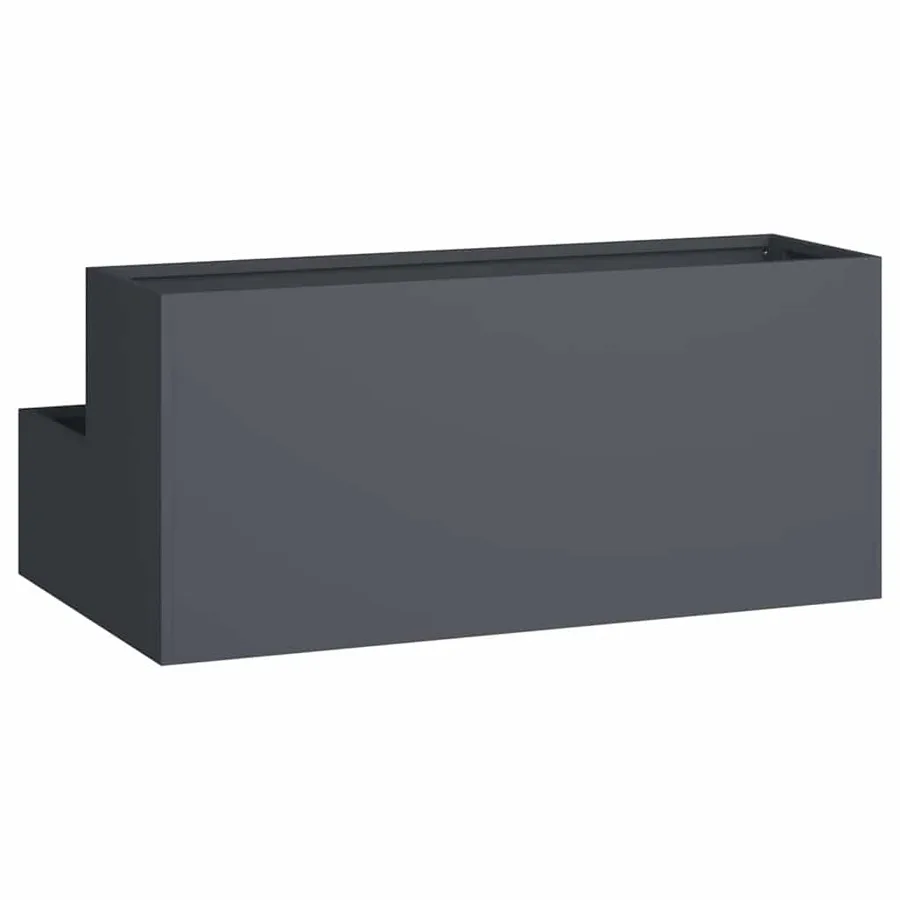 Cache-pot de jardin Anthracite 100 x 60 x 45 cm - 5