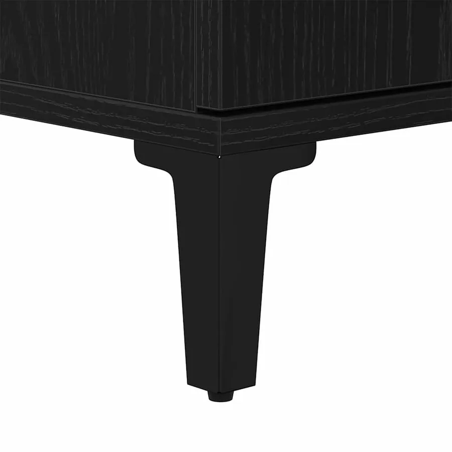 Ensemble de mobilier de salle de bain 3 pcs Chêne noir - 11