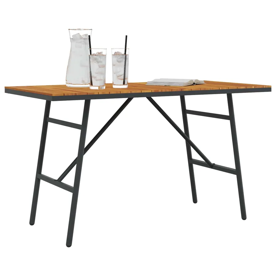 Table de salle à manger / Table de repas Marron - 2