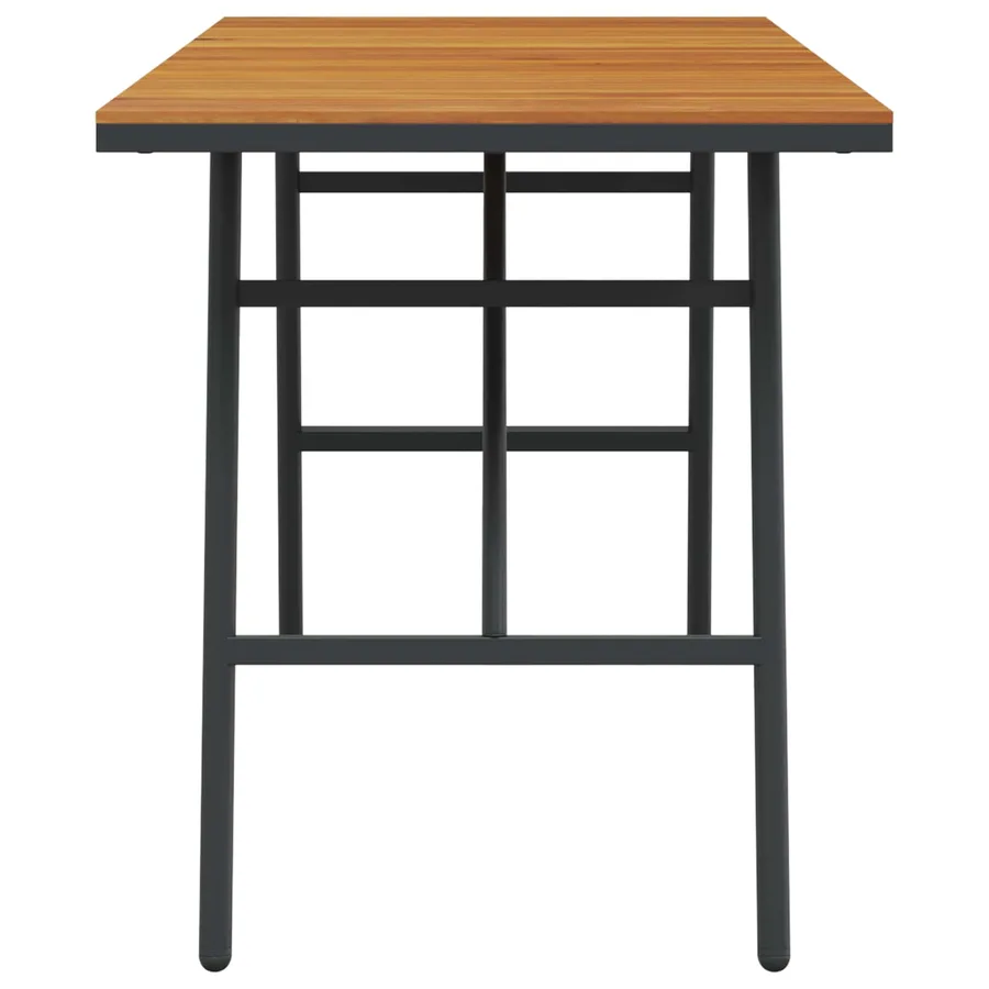 Table de salle à manger / Table de repas Marron - 4