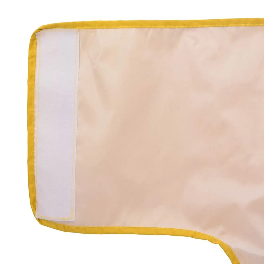Imperméable pour chien avec bandes réfléchissantes en polyester jaune taille 3XL - 11