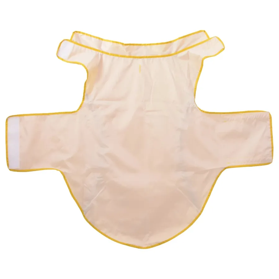 Imperméable pour chien avec bandes réfléchissantes en polyester jaune taille 3XL - 5