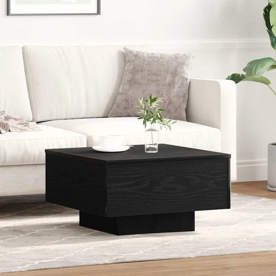 Table basse Chêne noir 55 x 55 x 31 cm