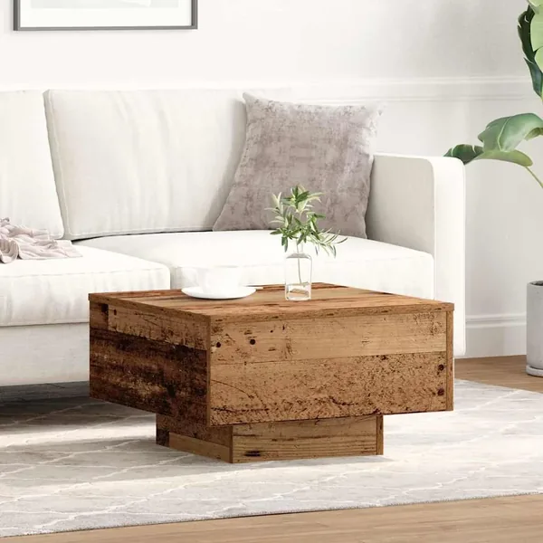 Table basse Bois Ancien 55 x 55 x 31 cm