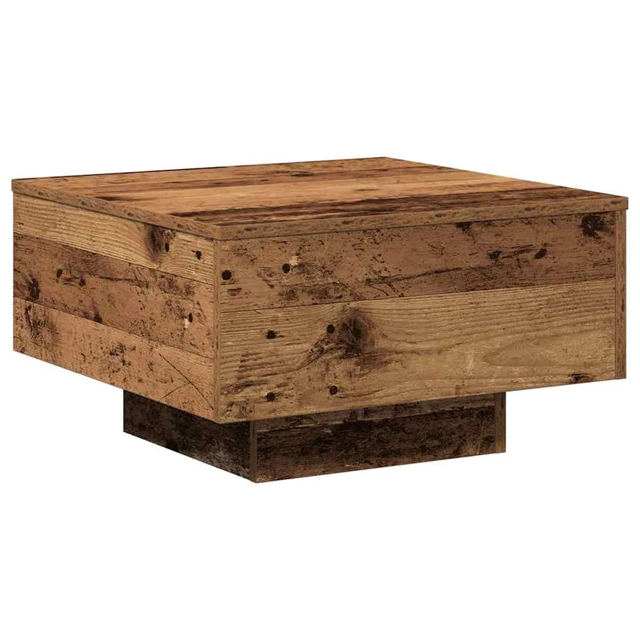 Table basse Bois Ancien 55 x 55 x 31 cm - 9