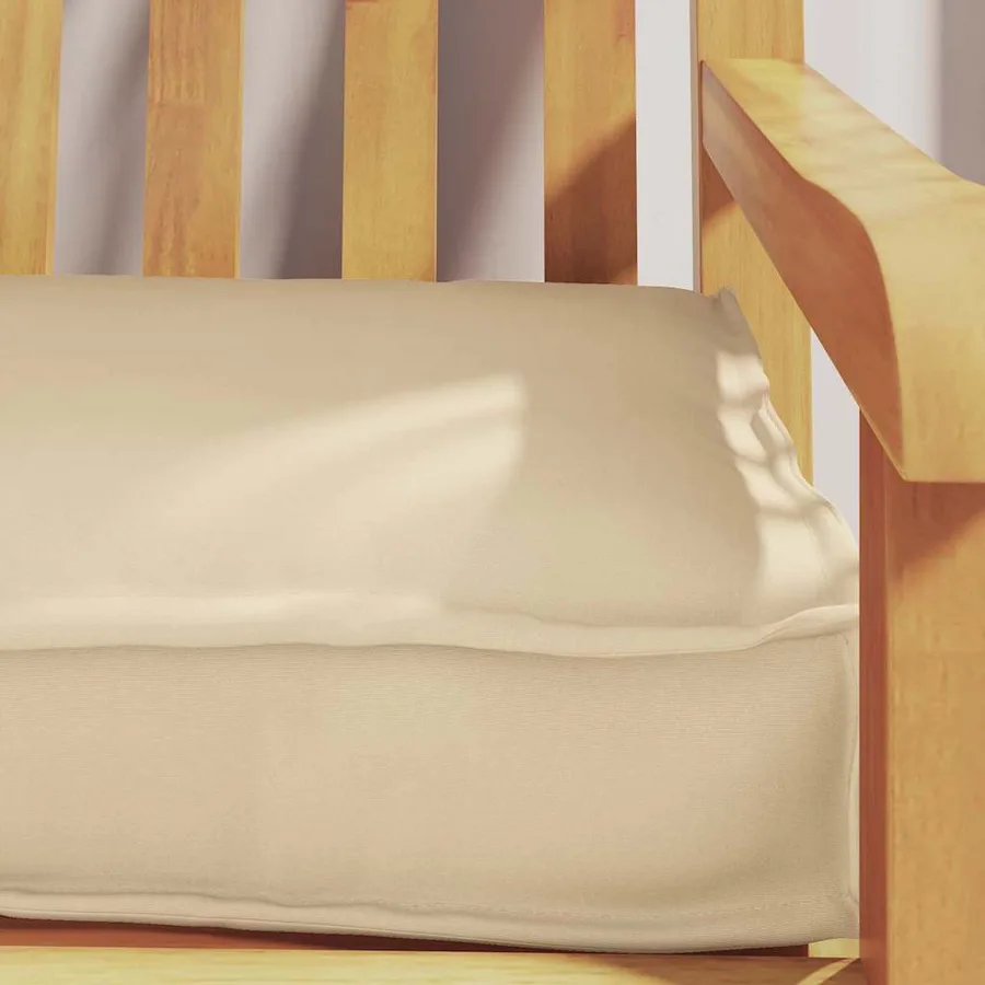 Set de coussins de palette 2 pcs Beige 180 x 40 x 8 cm - 6