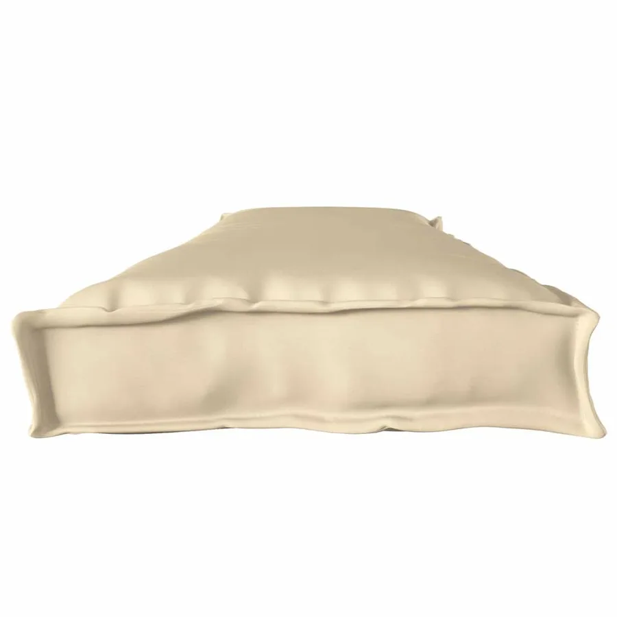 Set de coussins de palette 2 pcs Beige 180 x 40 x 8 cm - 9