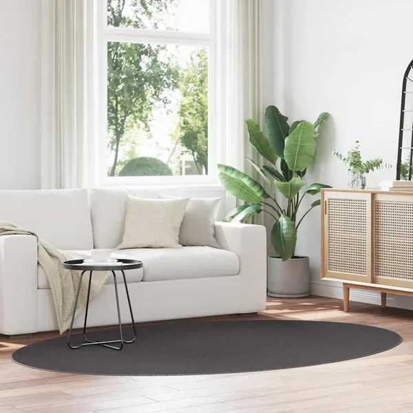 Tapis de surface HUARTE Anthracite 160 x 230 cm 100% Polyester