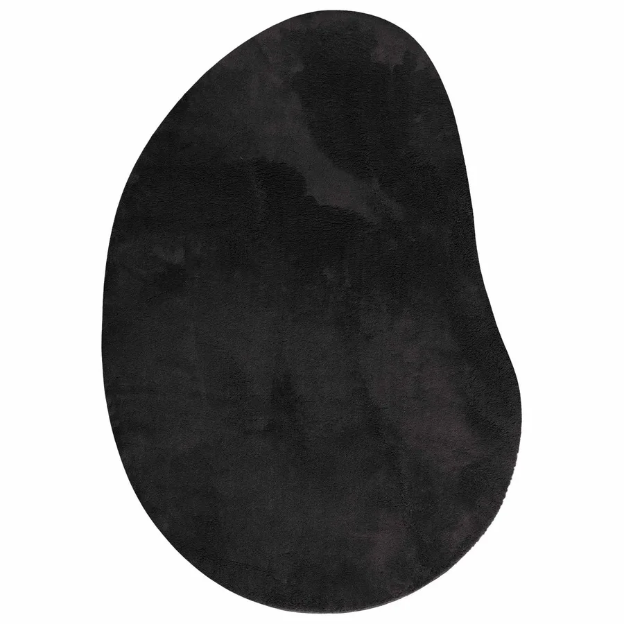 Tapis de surface HUARTE Noir 120 x 170 cm Polyester - 2