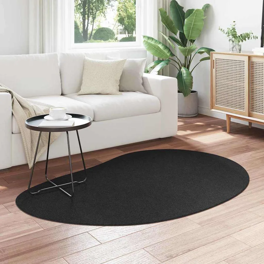Tapis de surface HUARTE Noir 120 x 170 cm Polyester - 3