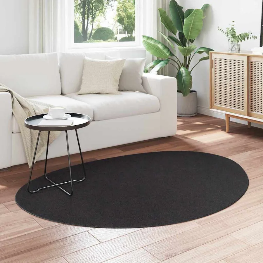 Tapis de surface HUARTE Noir 120 x 170 cm Polyester - 3