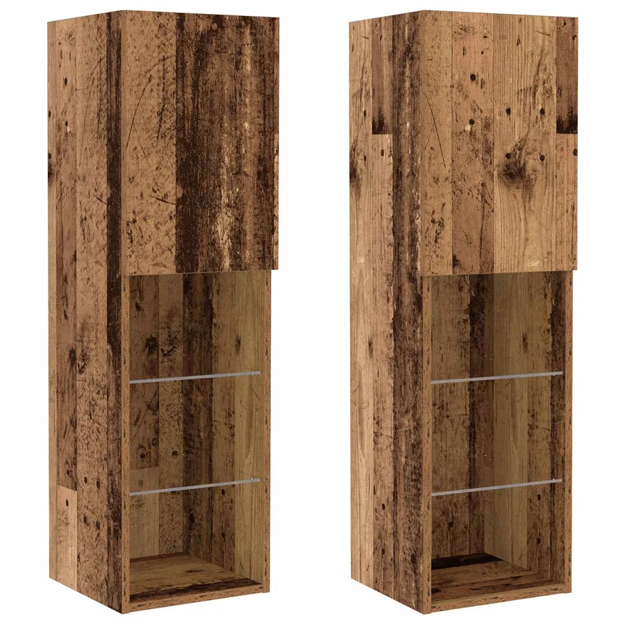 Ensemble meuble TV 6 pcs Bois ancien Bois d'ingénierie - 7