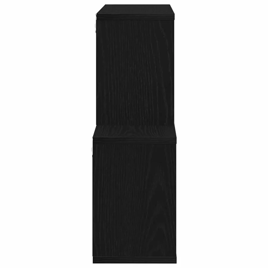 Étagère Murale Chêne noir 76 x 15 x 53 cm Bois d'ingénierie - 7