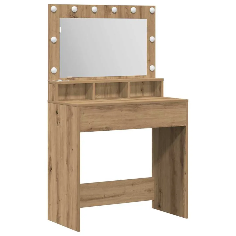 Table de Toilette Chêne artisanal 75,5 x 41 x 135 cm - 2