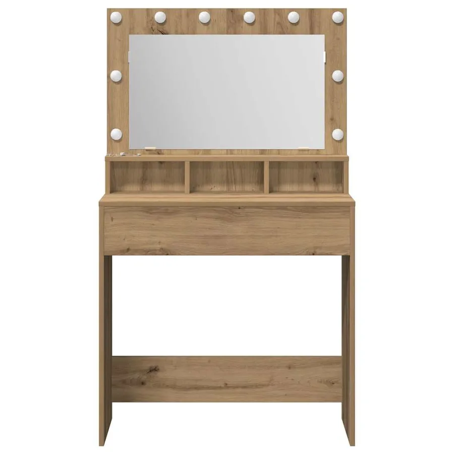 Table de Toilette Chêne artisanal 75,5 x 41 x 135 cm - 4