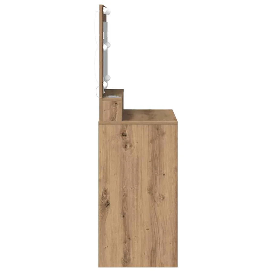 Table de Toilette Chêne artisanal 75,5 x 41 x 135 cm - 5