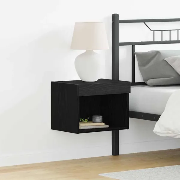 Ensemble meuble TV avec LED 2 pcs Chêne noir 40 x 30 x 30 cm