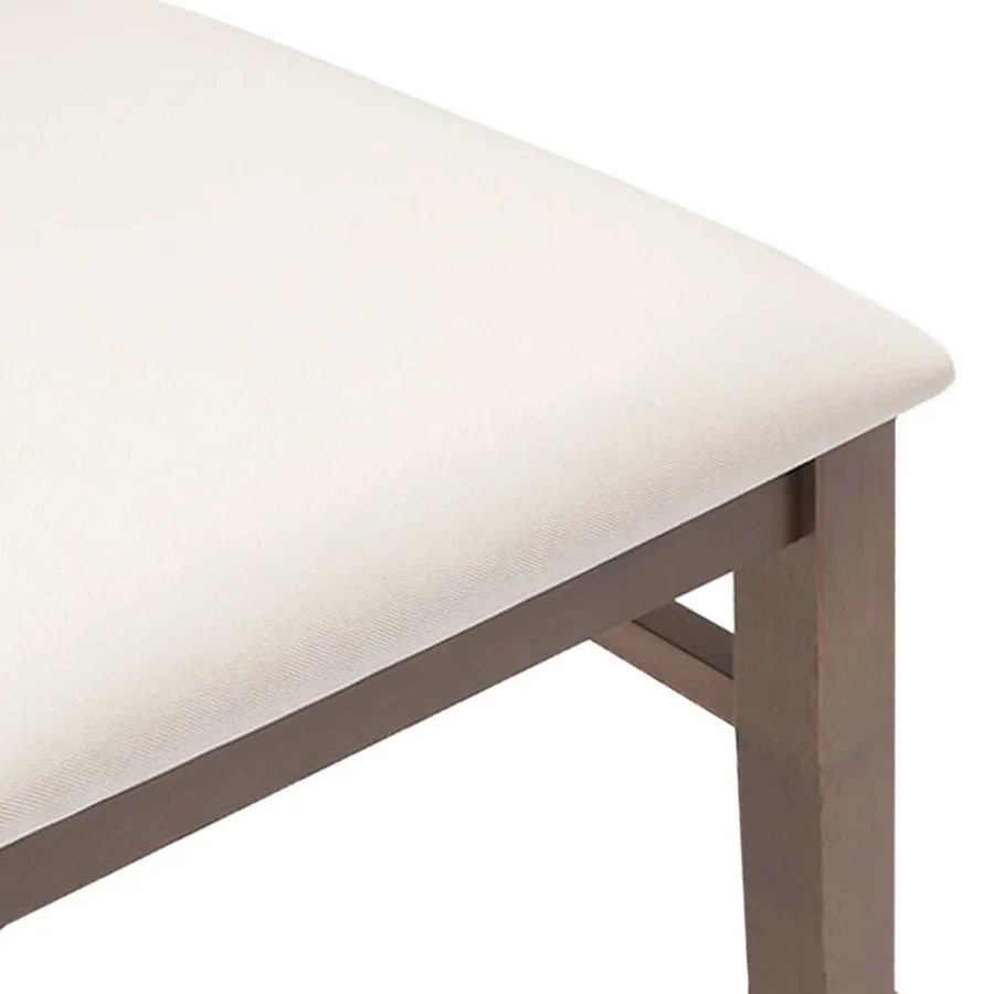 Chaises à manger coussins 2 pcs marron bois massif caoutchouc - 8
