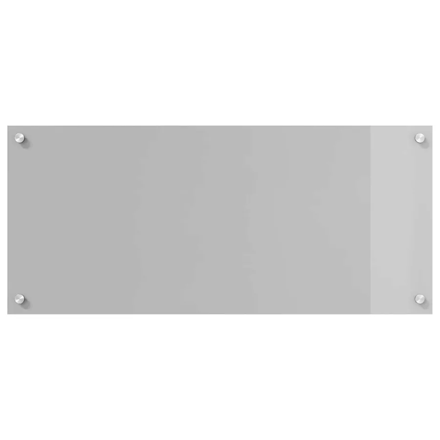 Crédence de cuisine Gris clair 90 x 40 cm verre trempé - 2