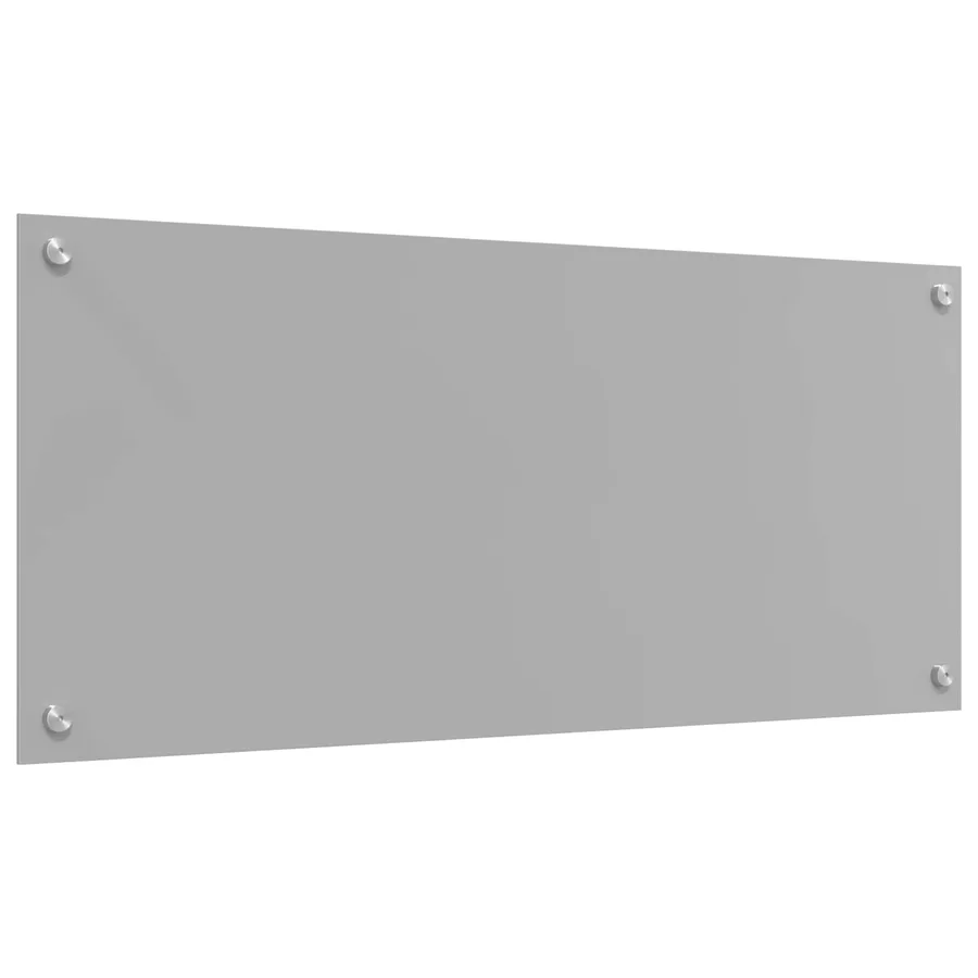 Crédence de cuisine Gris clair 90 x 40 cm verre trempé - 4