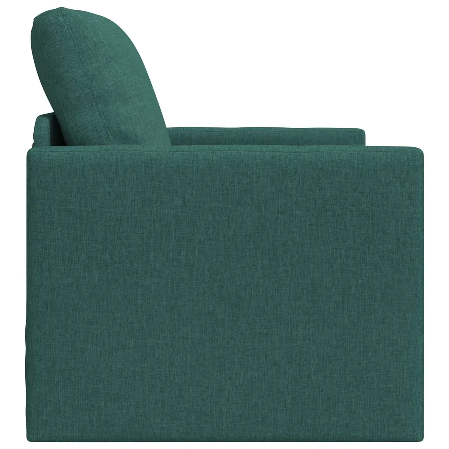 Canapé-Lit Vert foncé 74 x 77 x 81 cm tissu - 6